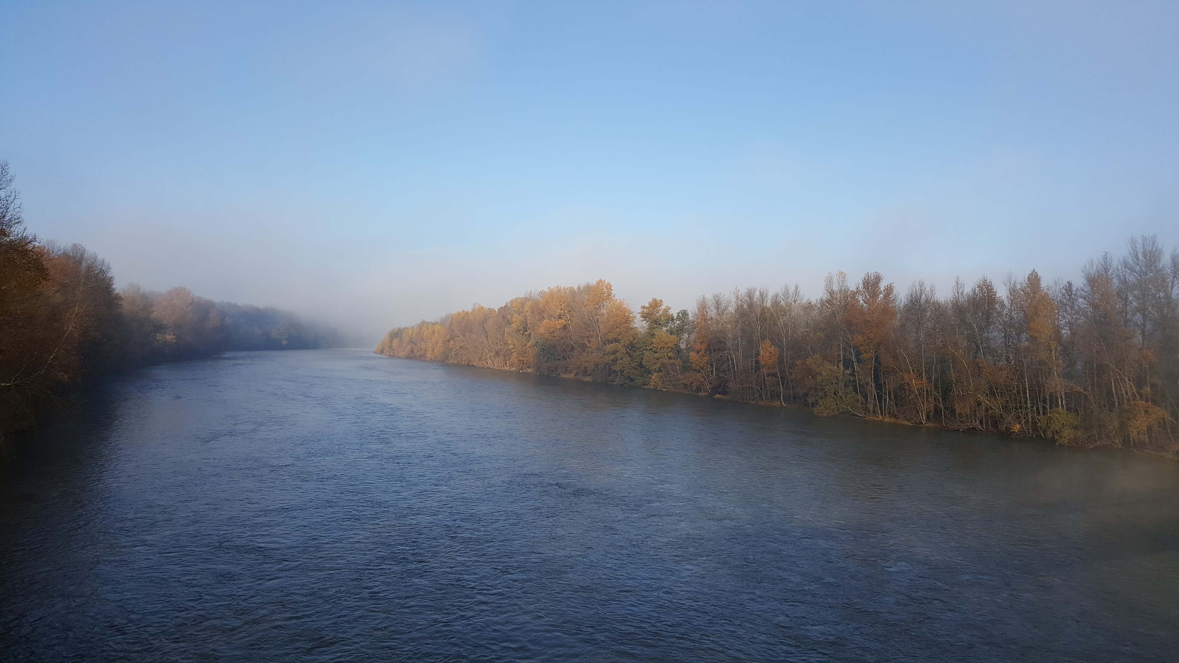 Bords de Garonne à l'automne