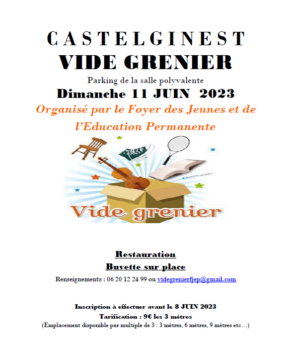 Vide grenier 2023